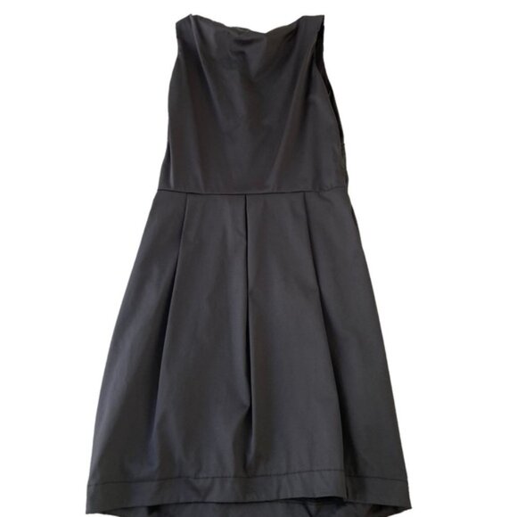 Miss Sixty black dress silky stretchy cotton blend Italian sleeveless medium - Picture 7 of 9